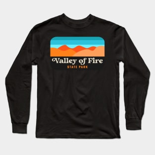 Valley of Fire State Park Hiking Mohave Desert Overton Nevada Long Sleeve T-Shirt